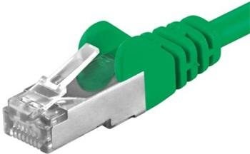 Premiumcord patch kábel RJ45, cat. 6a, S-FTP, 10,0m, zelený