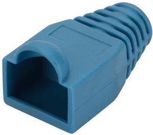 PremiumCord plastová krytka pre konektory RJ45, modrá