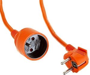 PremiumCord predlžovací kábel 230V 1x zásuvka 30,0m oranžový
