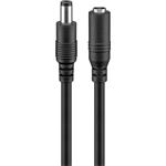 PremiumCord predlžovací kábel napájacieho konektoru 5,5/2,1mm, 1,5m
