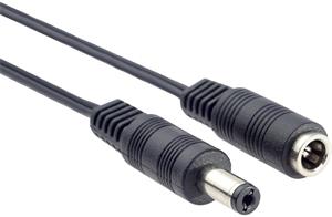 PremiumCord predlžovací kábel napájacieho konektoru 5,5/2,1mm, 1,5m