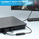 PremiumCord redukcia HDMI na DisplayPort M/F, káblová 0,2m, (rozbalené)