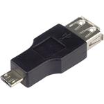 PremiumCord redukcia micro USB na USB M/F, krátka OTG