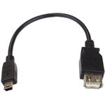 PremiumCord redukcia OTG mini USB na USB M/F, káblová, 0,20m