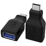 PremiumCord redukcia OTG USB-C na USB-A M/F, krátka