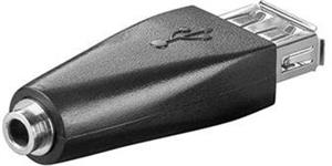 PremiumCord redukcia USB-A na jack 3,5 F/F, krátka
