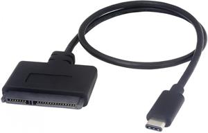 PremiumCord redukcia USB-C na SATA M/M, káblová, 0,25m