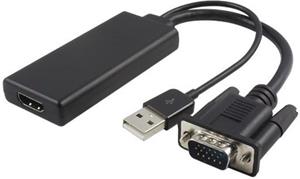PremiumCord redukcia VGA na HDMI M/F, káblová 0,2 m