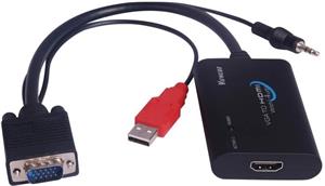 PremiumCord redukcia VGA na HDMI M/F, káblová 0,2m