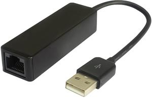 PremiumCord sieťový adaptér USB-RJ45 10/100 Mbps, čierny