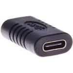PremiumCord spojka USB-C F/F, krátka, čierna