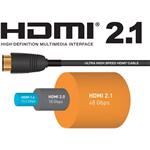 PremiumCord ULTRA HDMI 2.1 High Speed + Ethernet kábel 8K@60Hz, 1,0m