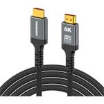 PremiumCord ULTRA HDMI 2.1 High Speed + Ethernet kábel 8K@60Hz, pozlátené konektory, 3,0m, oplet