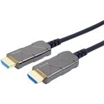 PremiumCord Ultra High Speed HDMI 2.1 optický fiber kábel 8K@60Hz, 15,0m, čierny