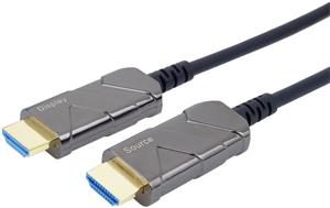 PremiumCord Ultra High Speed HDMI 2.1 optický fiber kábel 8K@60Hz, 15,0m, čierny