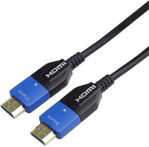 PremiumCord Ultra High Speed HDMI 2.1 optický fiber kábel 8K@60Hz 4K@120Hz, 15,0m, čierny