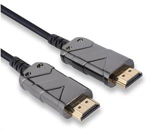 PREMIUMCORD Ultra vysokorýchlostné HDMI 2.1 optický kábel 8K@60Hz, pozlátený 20 m