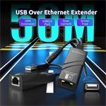 PremiumCord USB 2.0 extender cez Cat5/Cat5e/Cat6 do 50m