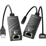 PremiumCord USB 2.0 extender cez Cat5/Cat5e/Cat6 do 50m