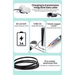 PremiumCord USB-C predlžovací kábel, 5 Gb/s, 15m, Aluminium, (rozbalené)