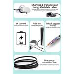PremiumCord USB-C predlžovací kábel, 5 Gb/s, 5m, hliník