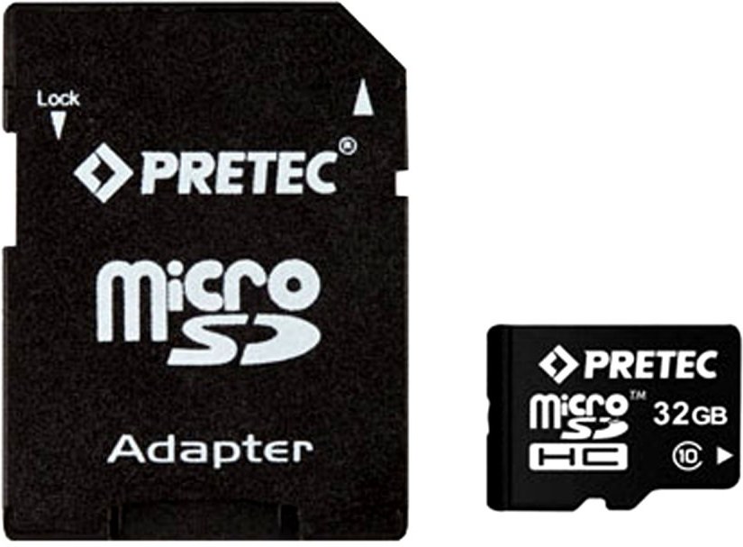 Pretec microSDHC 16GB + adaptér