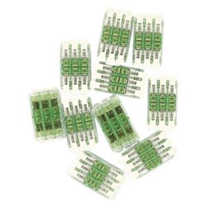 Priama páčková spojovacia svorka 6× 0,2–4 mm2, 10 ks