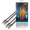 Profigold 2xCinch/2xCinch kábel M/M, 1.0m, prepojovací