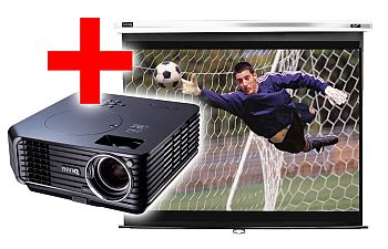 Projektor Benq MP612C + 80" plátno ZDARMA!!!