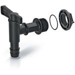 Prosperplast CANTAP 1, kohútik k sudu na dažďovú vodu, čierny