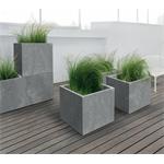 Prosperplast SIERRA CASE, kvetináč beton effect, 77 cm, šedý