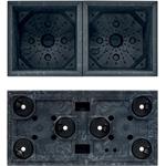 Prosperplast SIERRA CASE, kvetináč beton effect, 77 cm, šedý