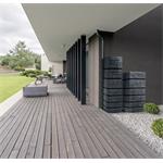 Prosperplast TOWER STONE, antracit, sud na dažďovú vodu, 350l