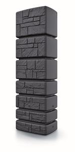 Prosperplast TOWER STONE, antracit, sud na dažďovú vodu, 350l