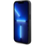 PU Saffiano MagSafe kryt pre iPhone 15 Pro Max, čierny