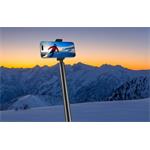 Puluz kovová selfie tyč pre Insta360 One RS/X2/X3/X4, čierna