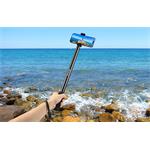 Puluz kovová selfie tyč pre Insta360 One RS/X2/X3/X4, čierna