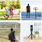 Puluz selfie tyč pre športové kamery Insta360 X4/X5, DJI Osmo Action 5 Pro, 110 cm