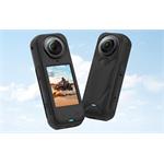 Puluz silikónové ochranné puzdro s krytom objektívu pre Insta360 X5, čierne