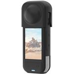 Puluz silikónové ochranné puzdro s krytom objektívu pre Insta360 X5, čierne