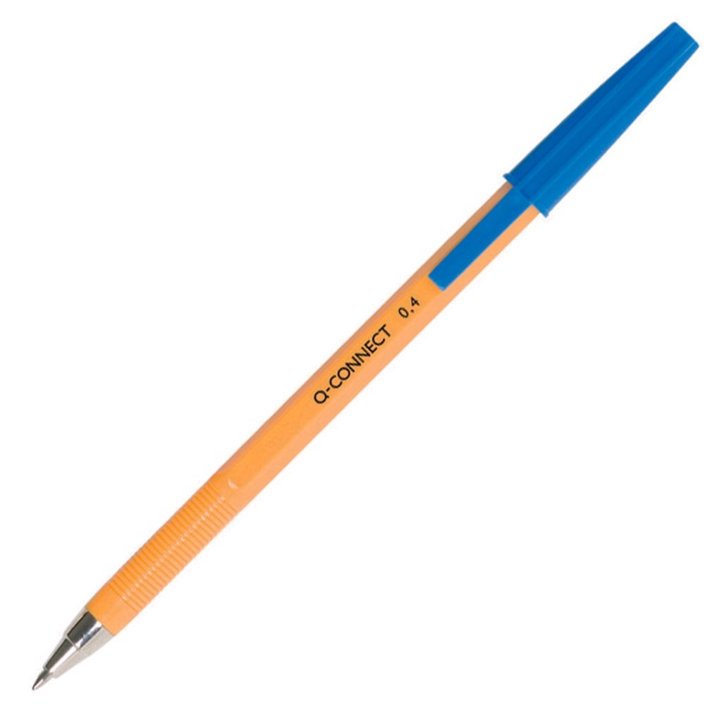Q-connect Jednorázové guličkové pero F modré