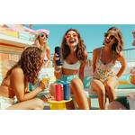 QCY SP7, bezdrôtový reproduktor, červený