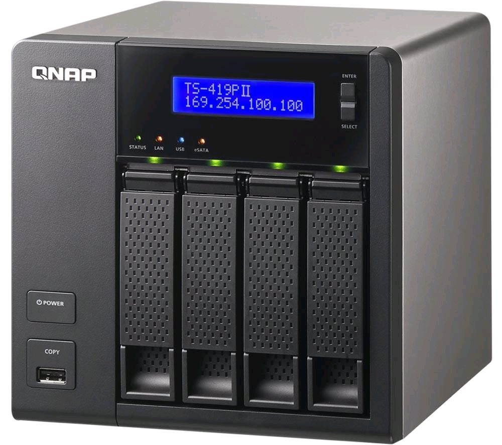 QNAP NAS Server TS419PII 4xHDD