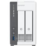 QNAP TS-216G (4core 2,0GHz + NPU, 4GB RAM, 2x SATA, 1x GbE, 1x 2,5GbE, 2x USB 2.0, 1x USB 3.2)