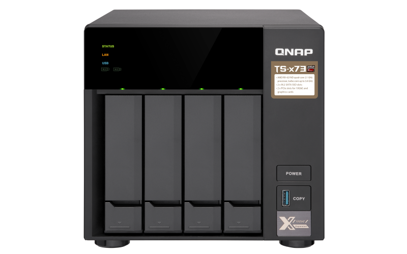 QNAP TS-473-4G (2,1Ghz/4GB RAM/4xSATA/2xPCIe)