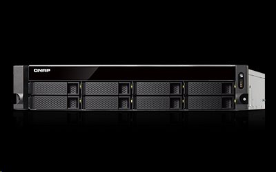 QNAP™ TS-873U-RP-8G 8bay 8GB 4LAN ,10GbE redundant PSU 2U
