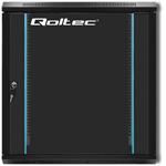 Qoltec 19" závesný rack 12U/450mm, čierny