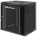 Qoltec 19" závesný rack 12U/450mm, čierny