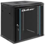 Qoltec 19" závesný rack 12U/450mm, čierny