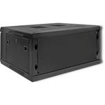 Qoltec 19" závesný rack 4U/450mm, čierny